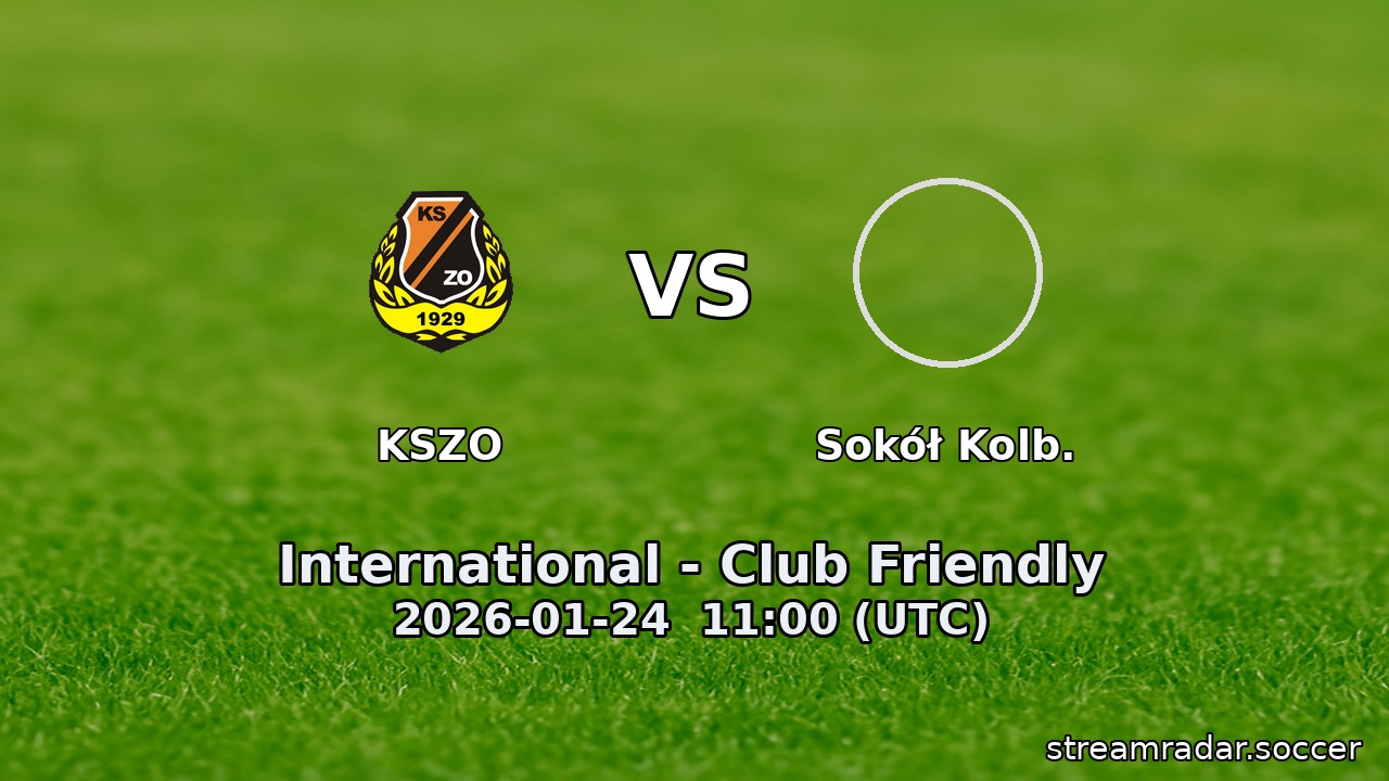 KSZO vs Sokół Kolb.