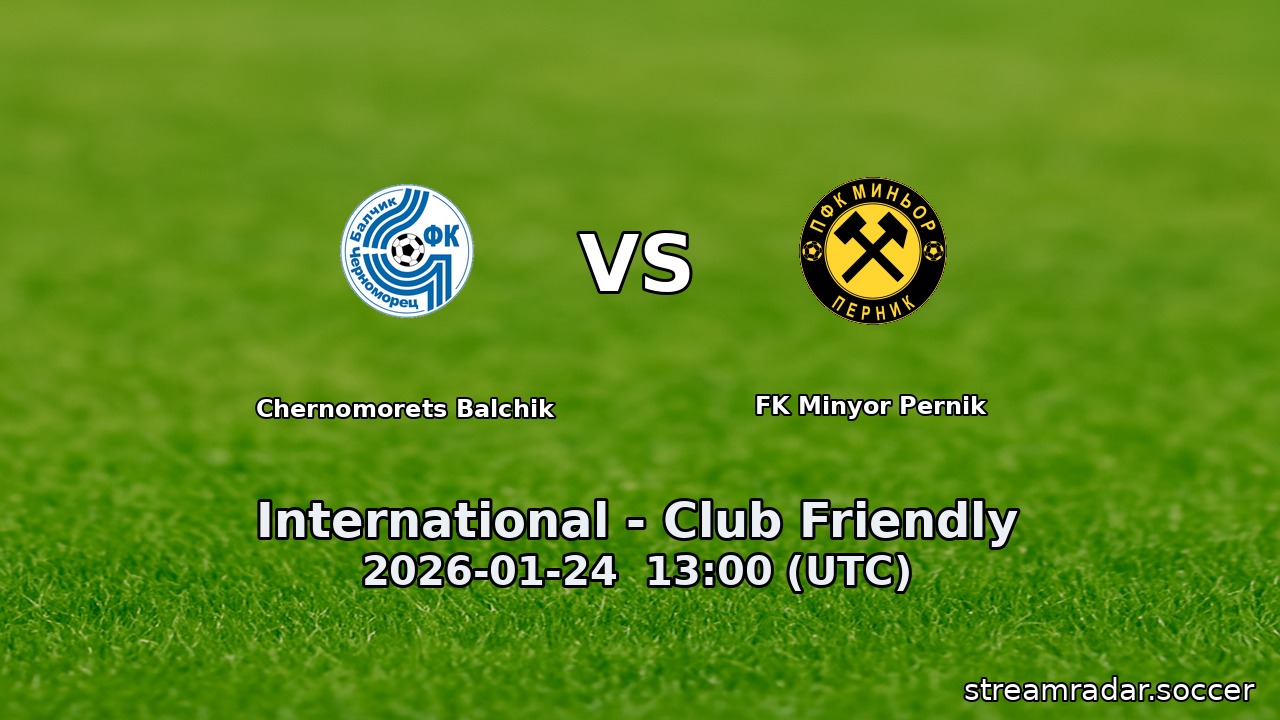 Chernomorets Balchik vs FK Minyor Pernik