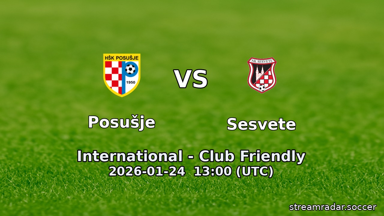 Posušje vs Sesvete