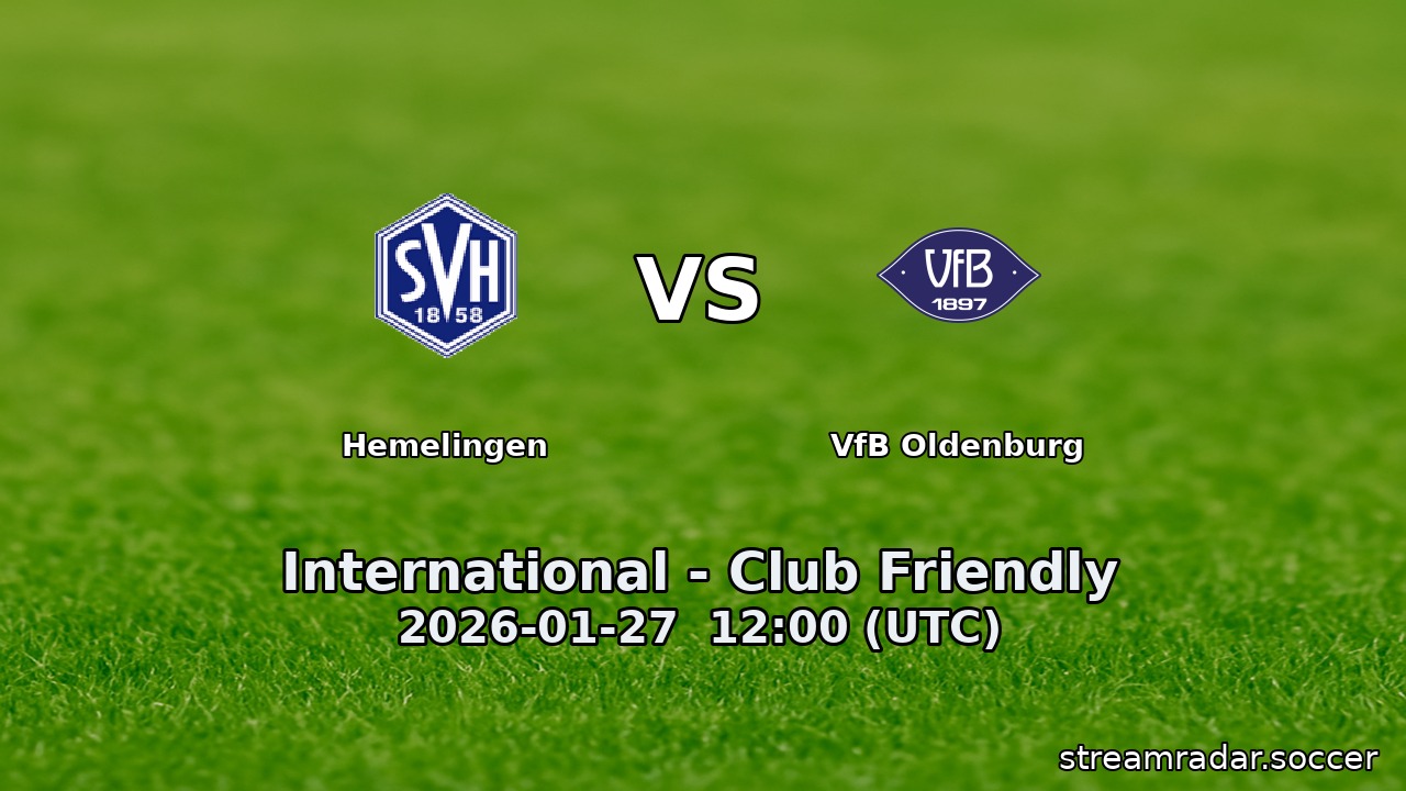 Hemelingen vs VfB Oldenburg