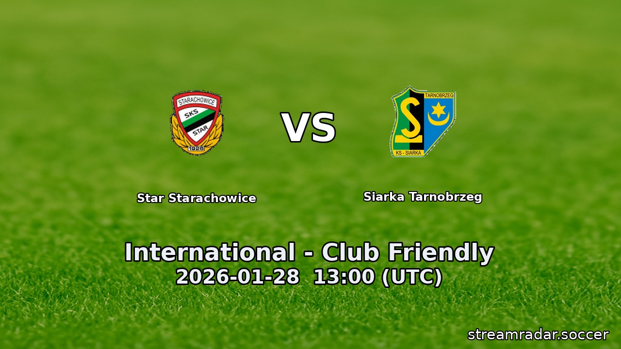 Siarka Tarnobrzeg vs Star Starachowice