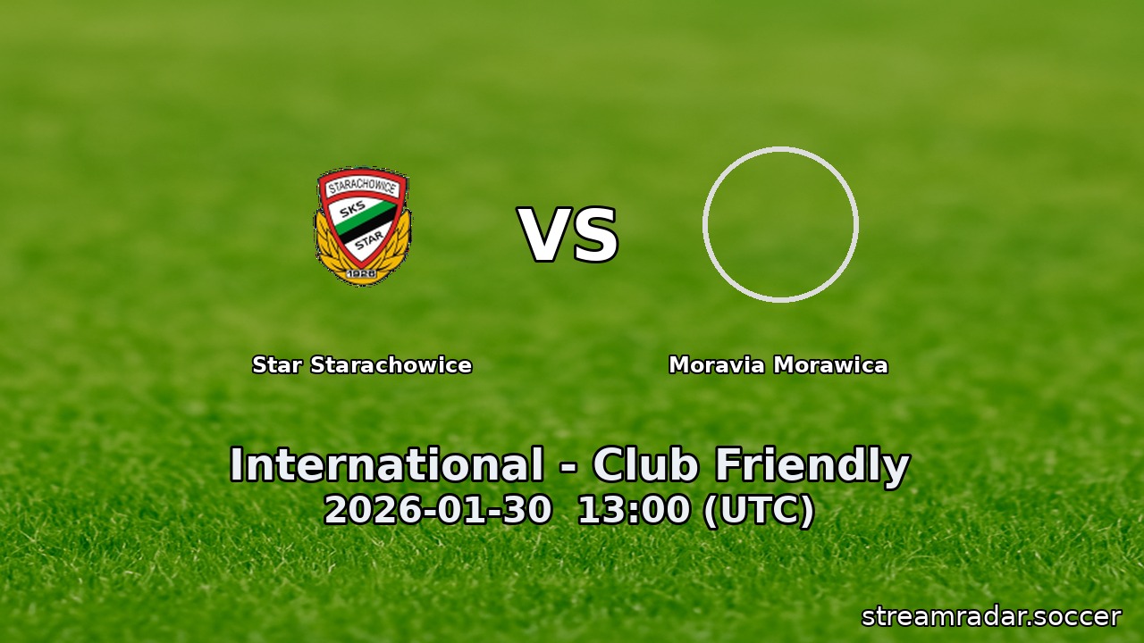 Star Starachowice vs Moravia Morawica