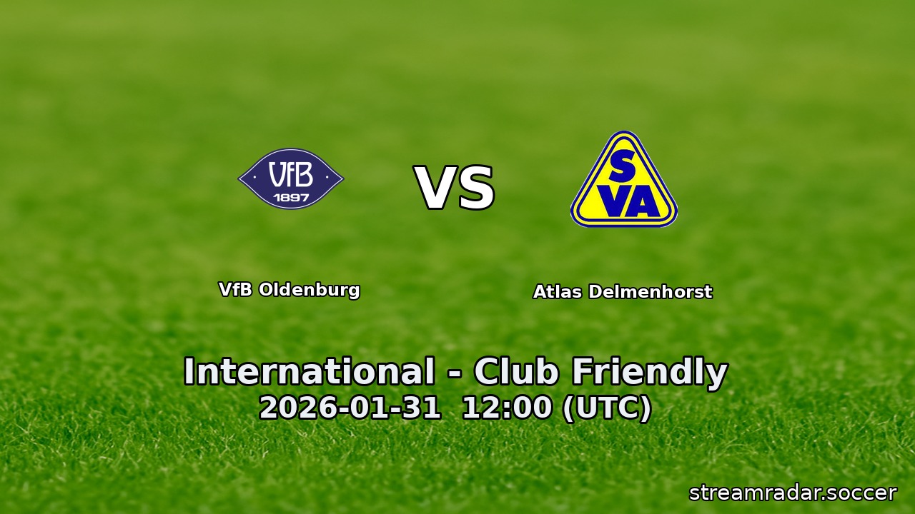 VfB Oldenburg vs Atlas Delmenhorst