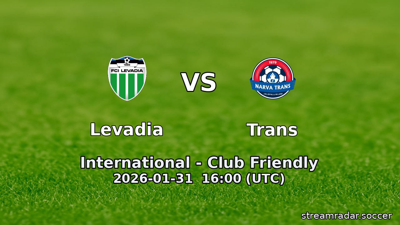Levadia vs Trans