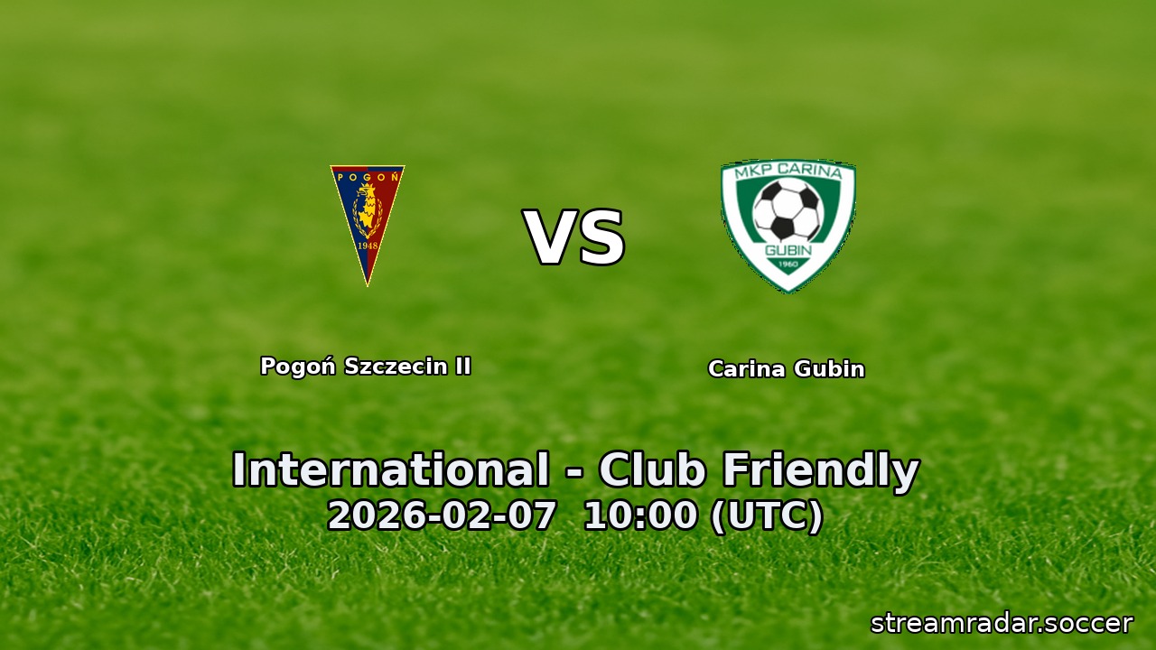 Pogoń Szczecin II vs Carina Gubin