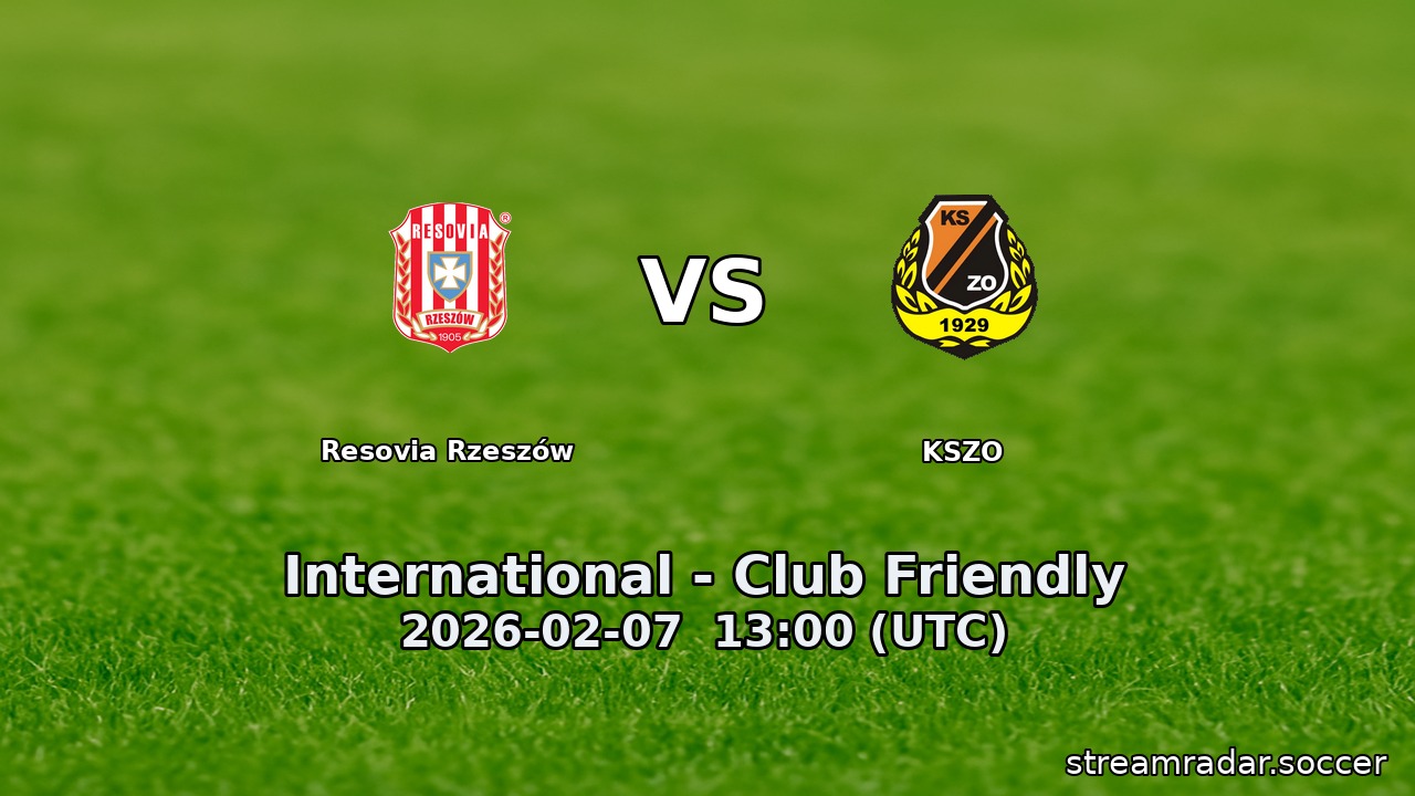 Resovia Rzeszów vs KSZO