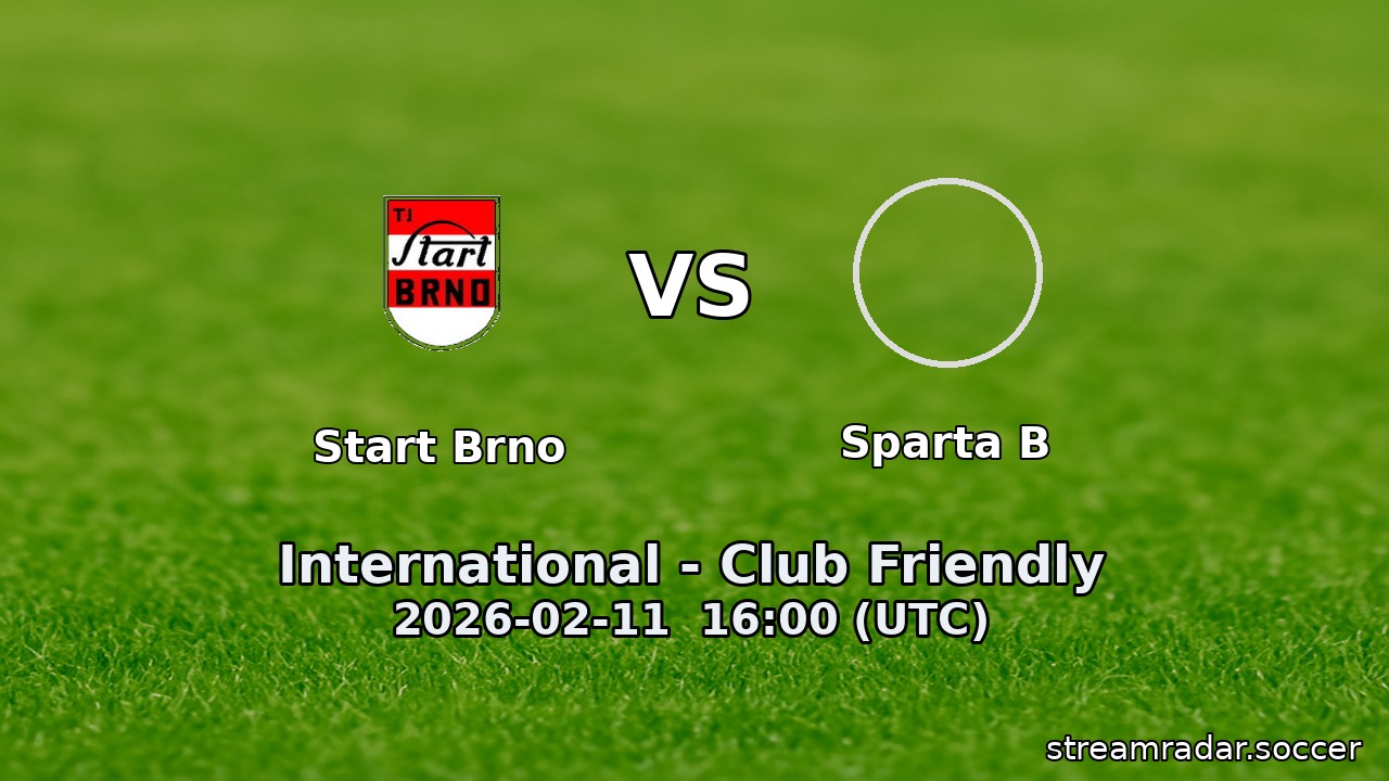 Start Brno vs Sparta B