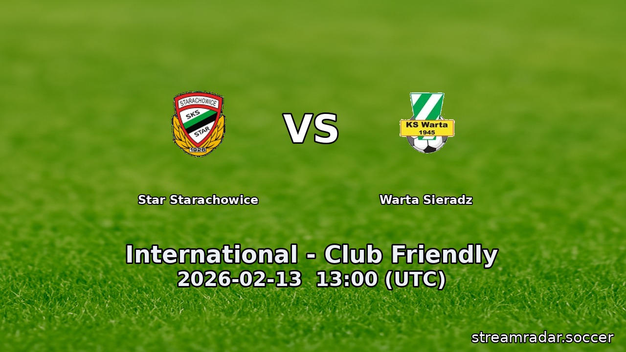 Star Starachowice vs Warta Sieradz