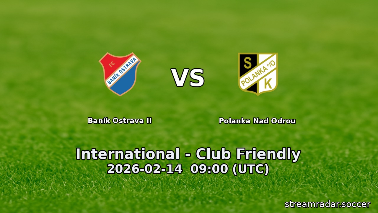 Baník Ostrava II vs Polanka Nad Odrou