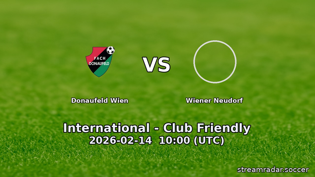 Donaufeld Wien vs Wiener Neudorf
