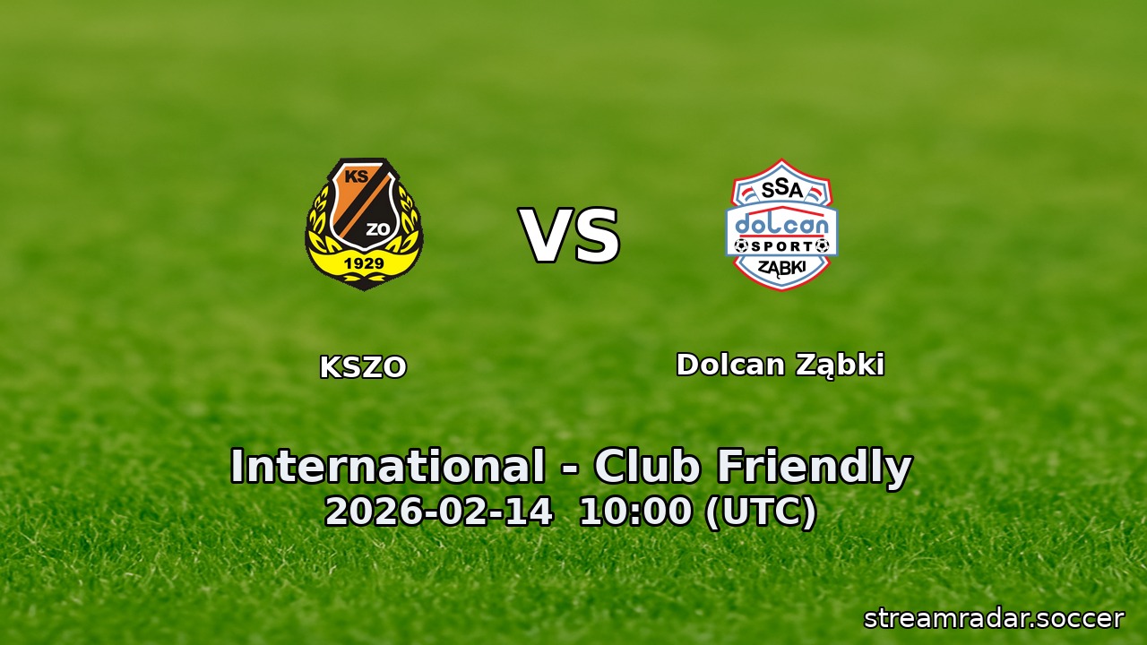 KSZO vs Dolcan Ząbki