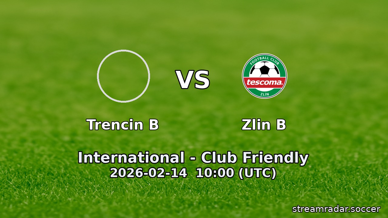 Trencin B vs Zlin B