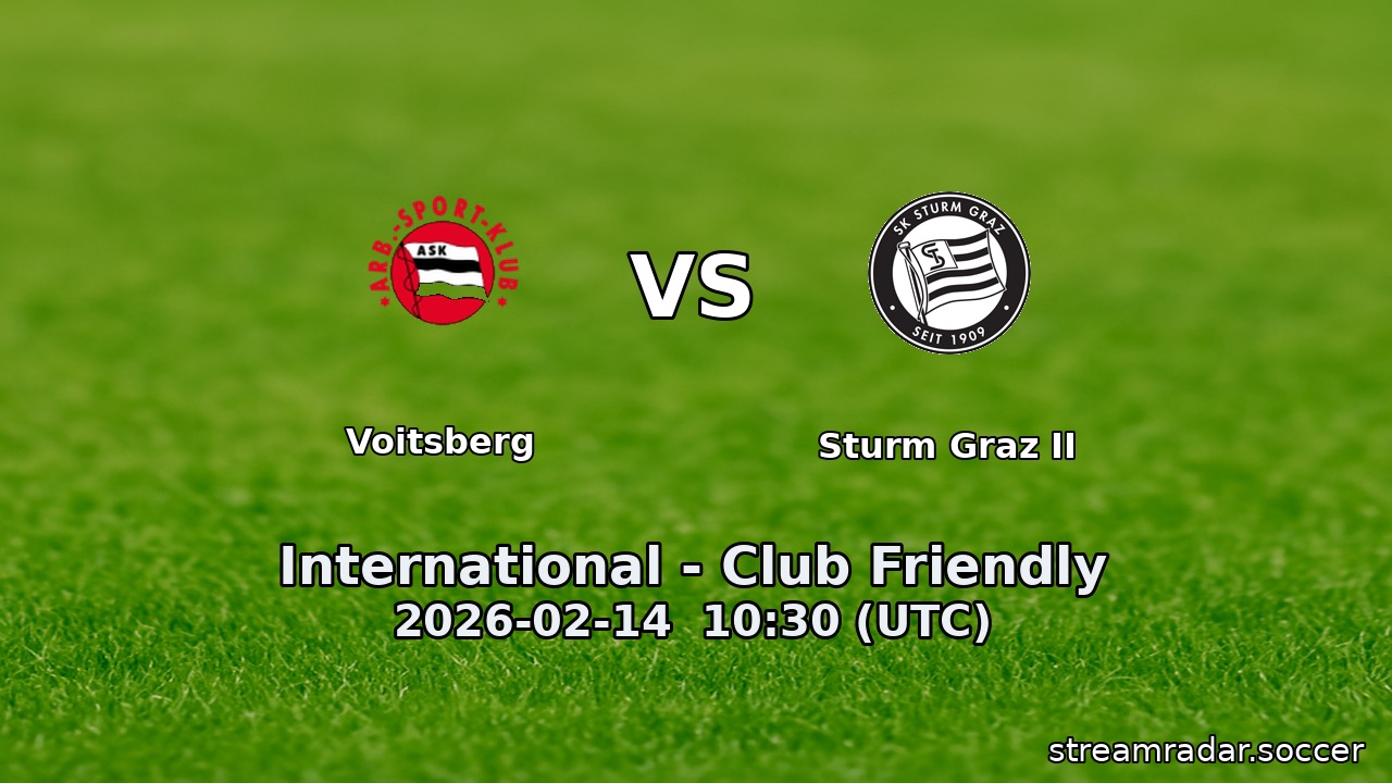 Voitsberg vs Sturm Graz II
