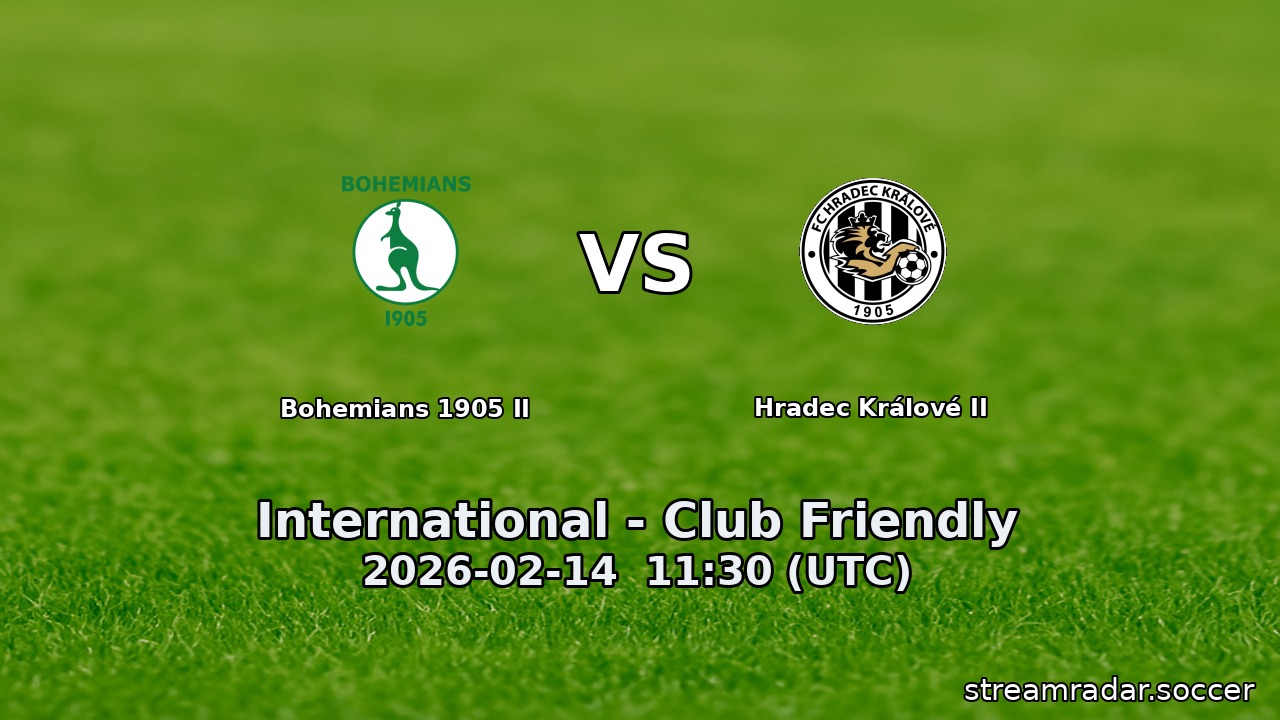 Bohemians 1905 II vs Hradec Králové II