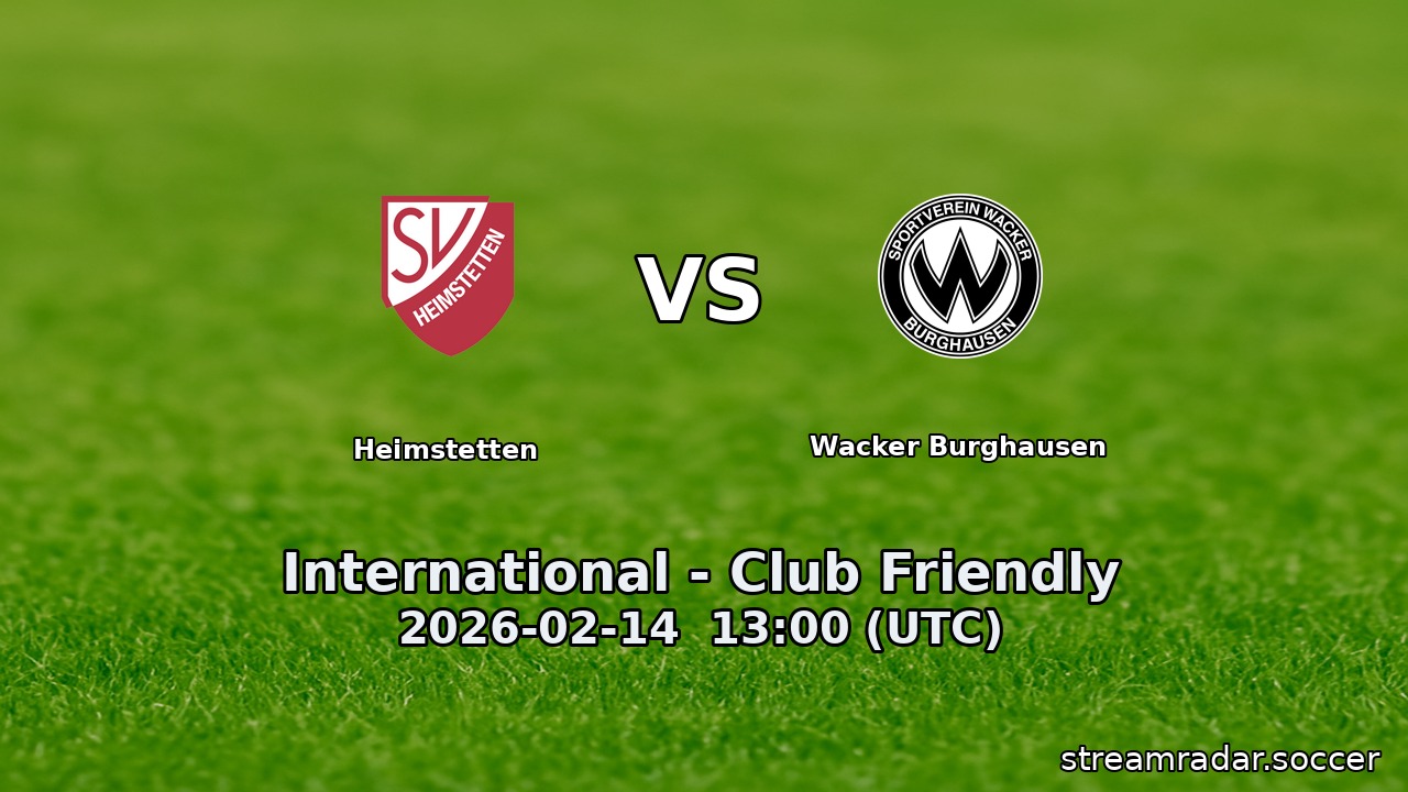 Heimstetten vs Wacker Burghausen