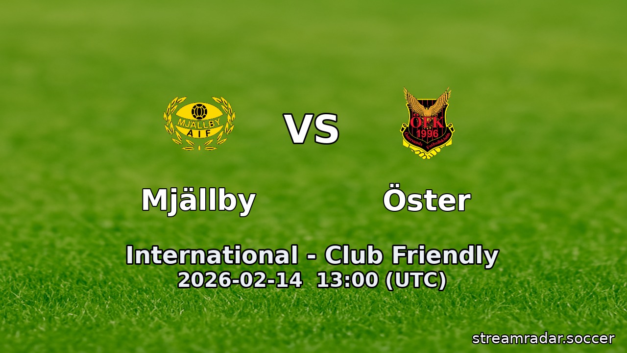 Mjällby vs Öster