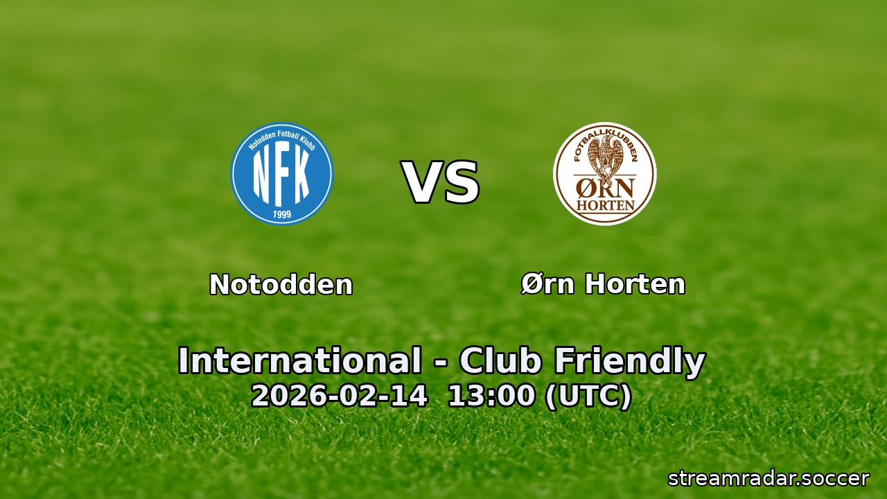 Notodden vs Ørn Horten