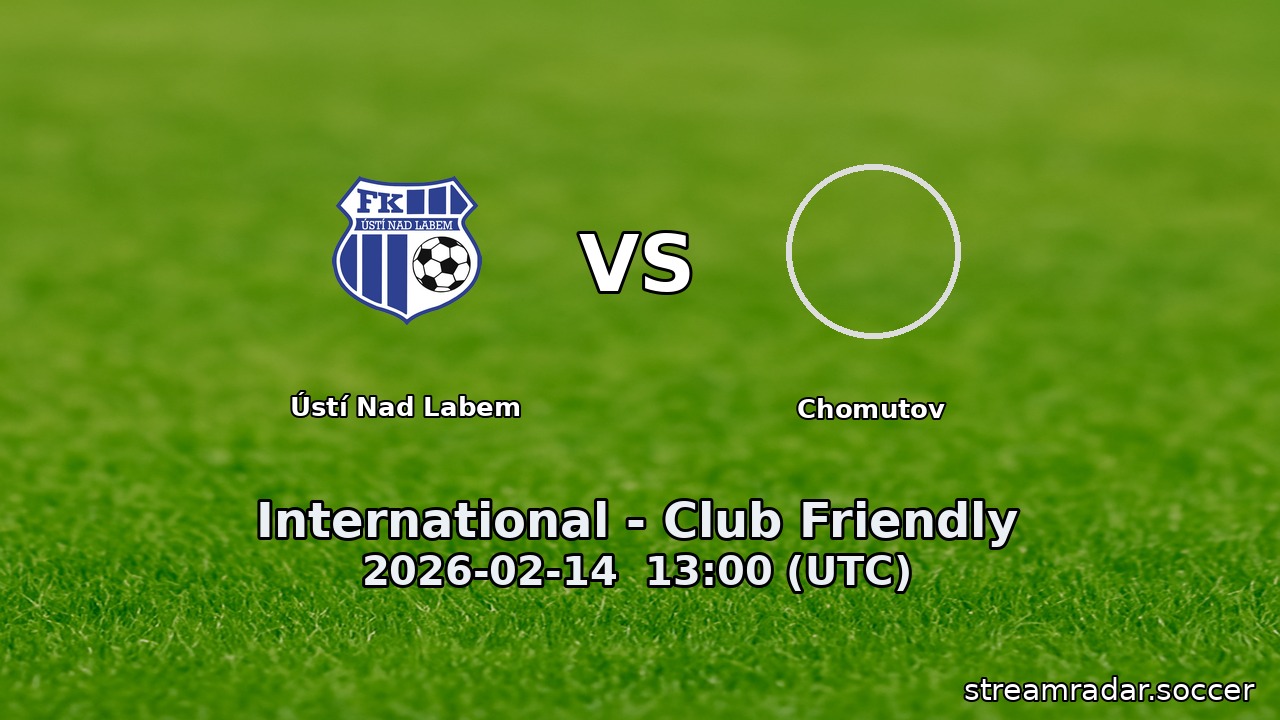 Ústí Nad Labem vs Chomutov