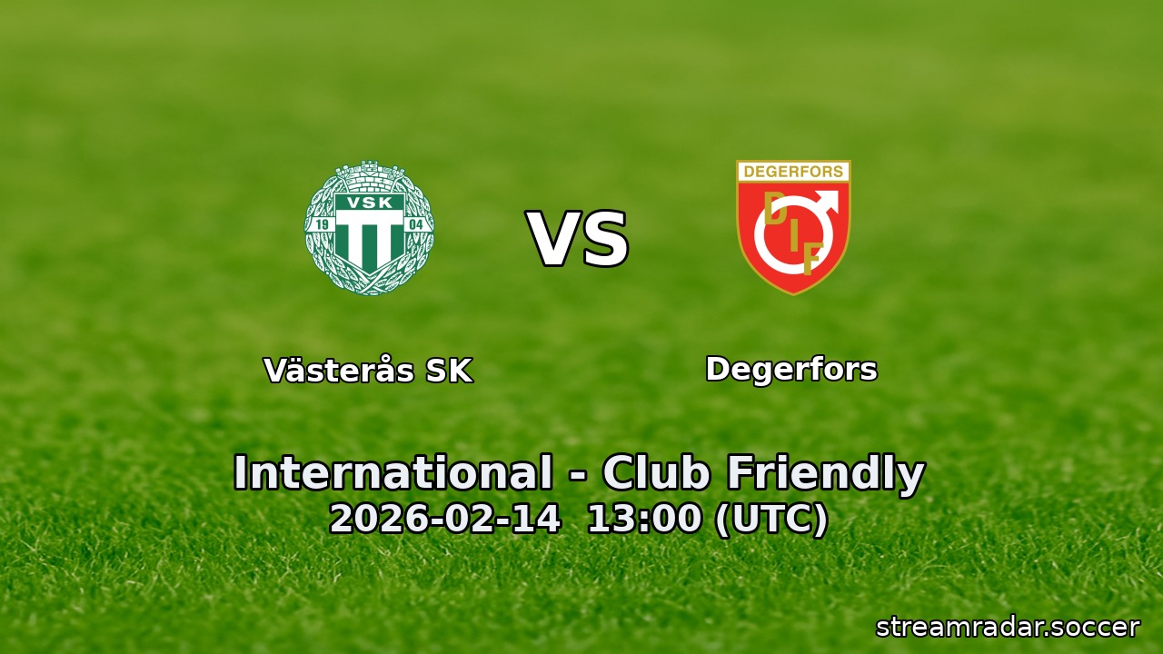 Västerås SK vs Degerfors