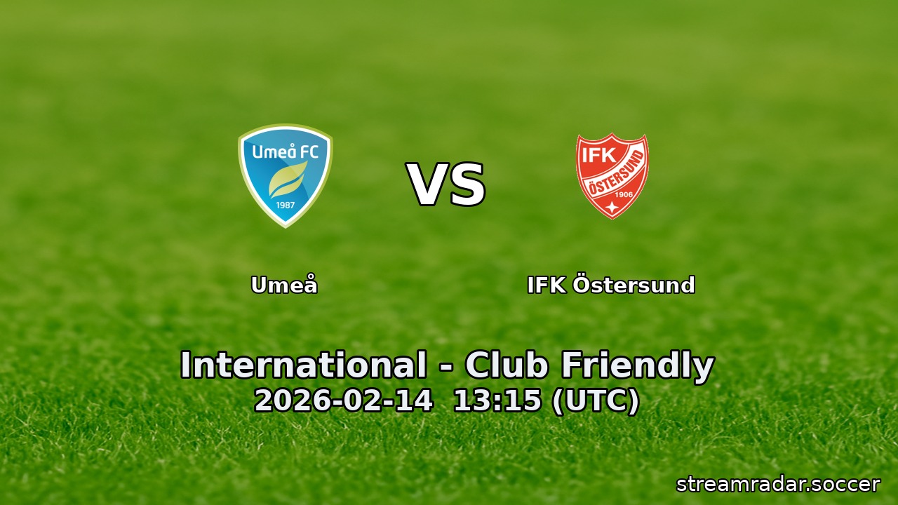 Umeå vs IFK Östersund