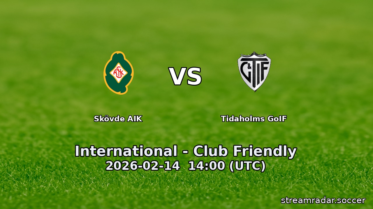 Skövde AIK vs Tidaholms GoIF