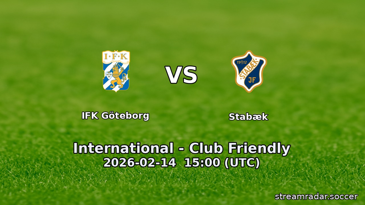 IFK Göteborg vs Stabæk