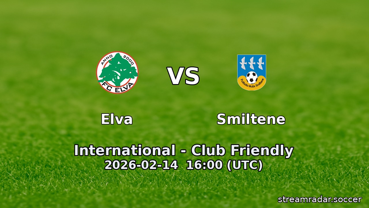 Elva vs Smiltene