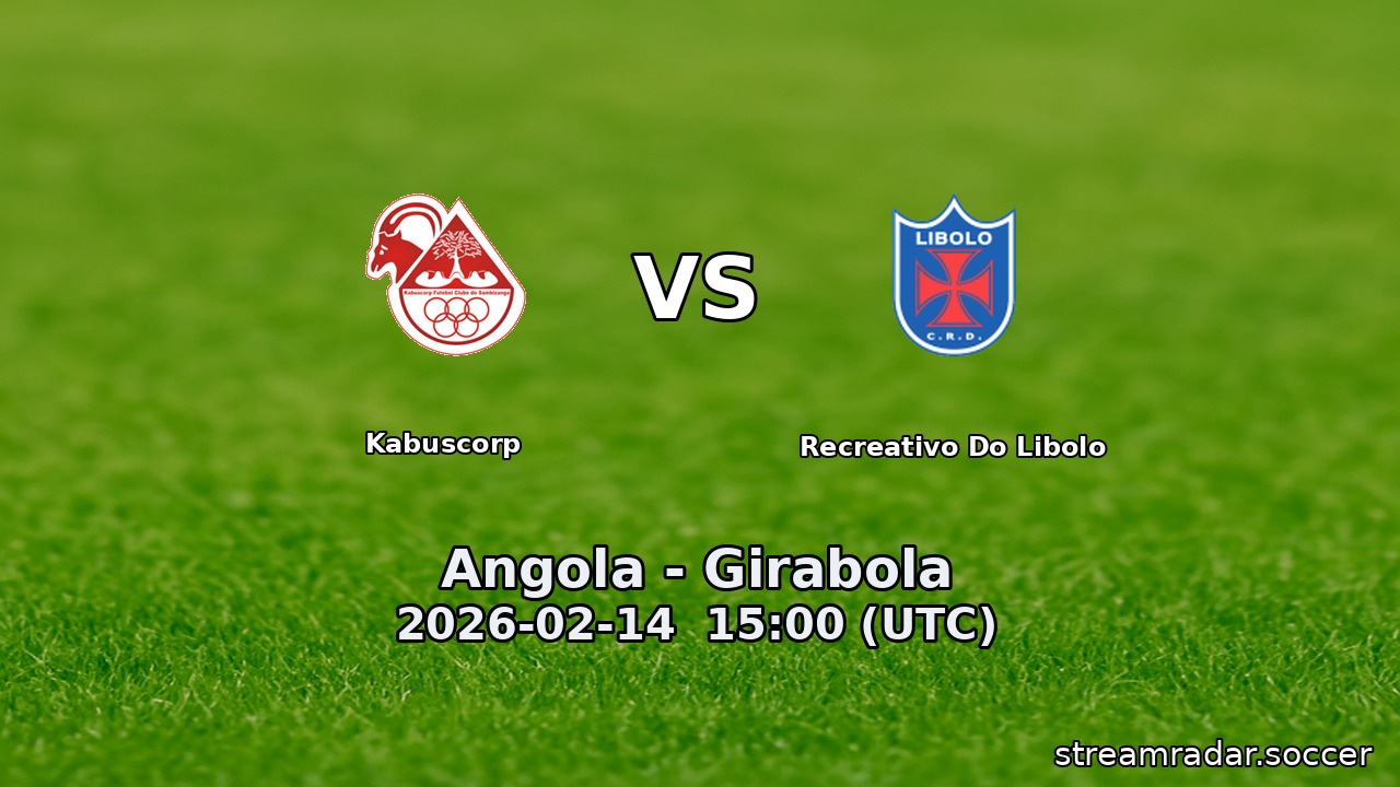 Kabuscorp vs Recreativo Do Libolo