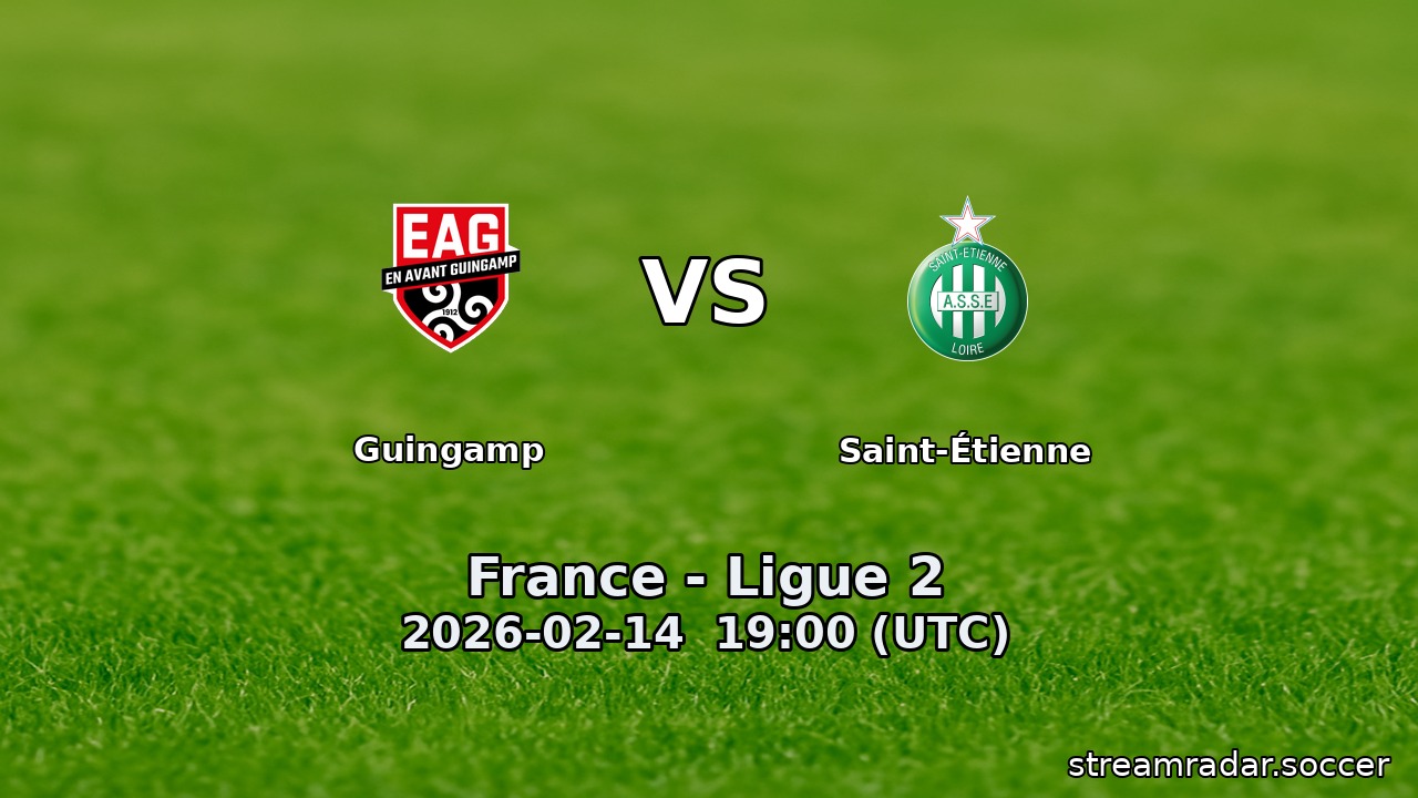 Guingamp vs Saint-Étienne
