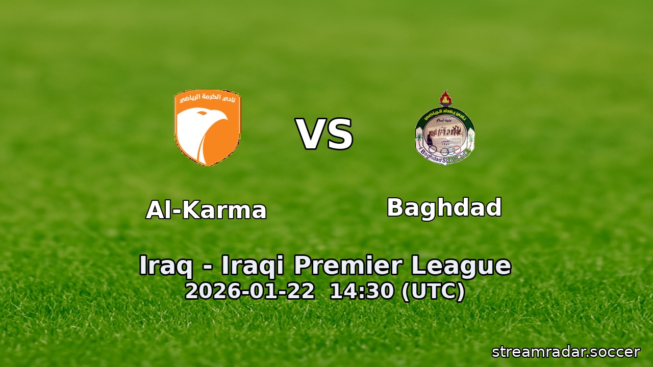 Al-Karma vs Baghdad