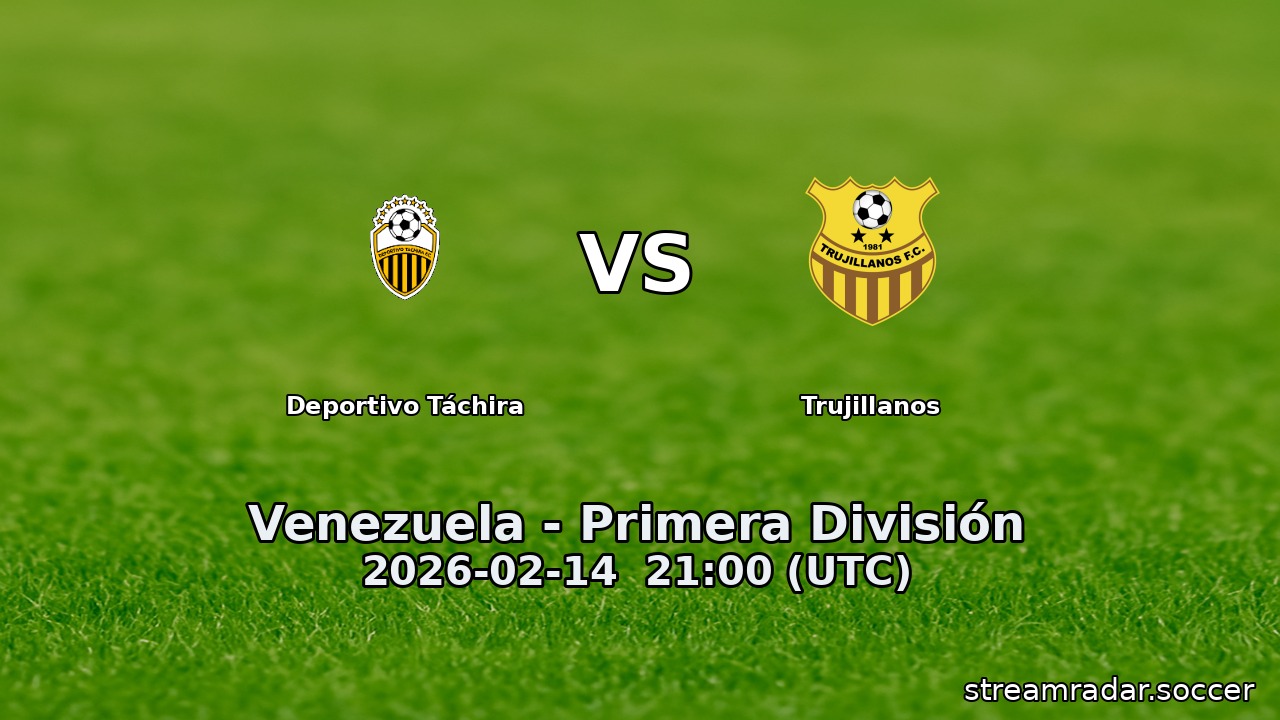 Deportivo Táchira vs Trujillanos
