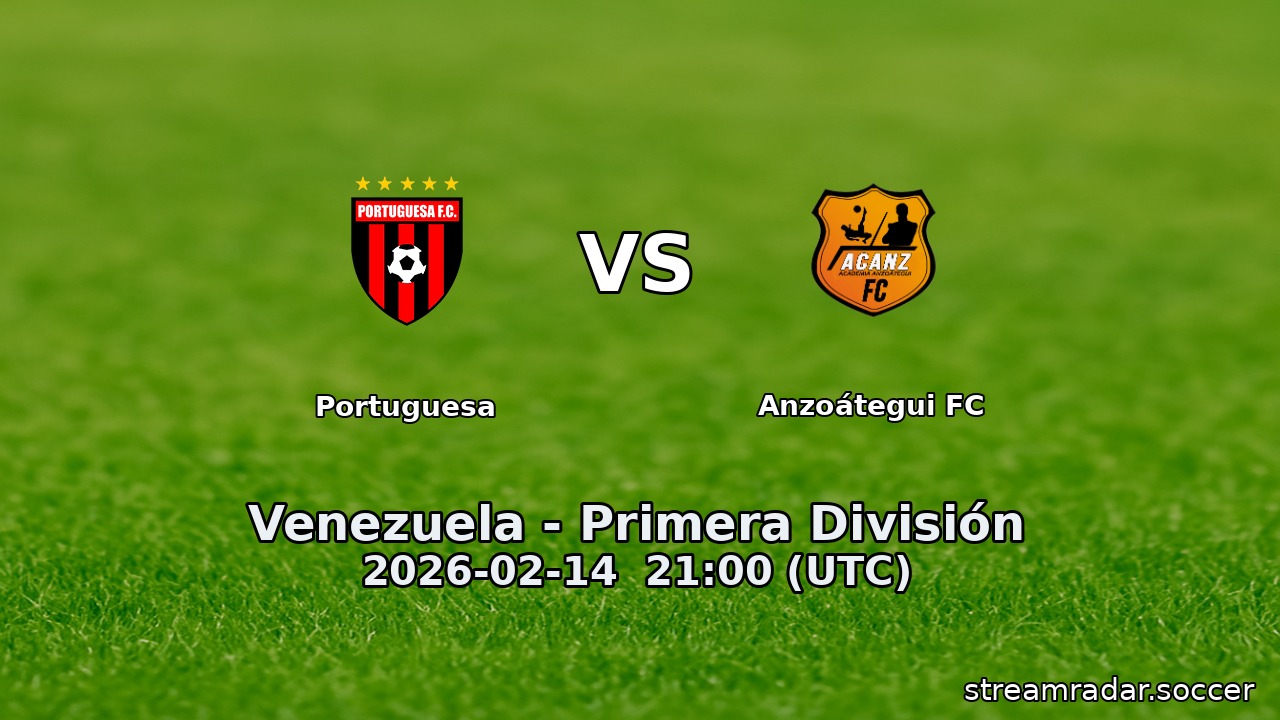 Portuguesa vs Anzoátegui FC