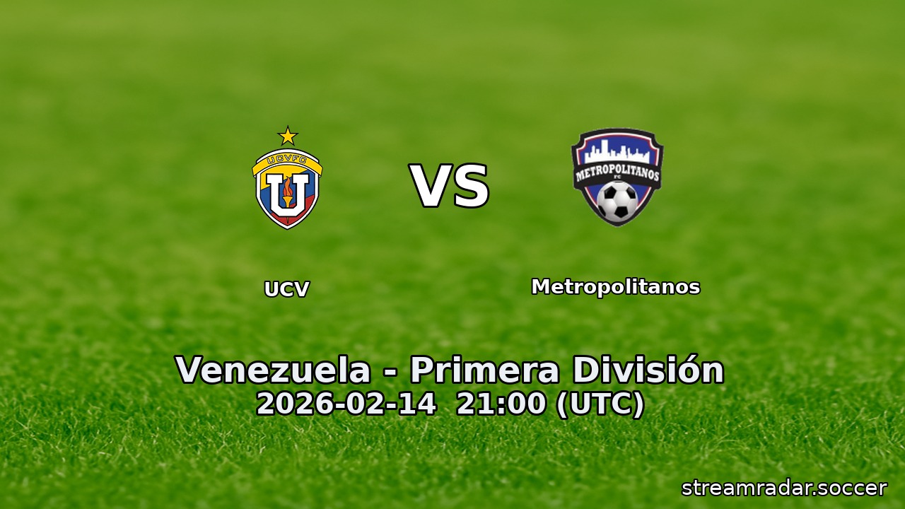 UCV vs Metropolitanos