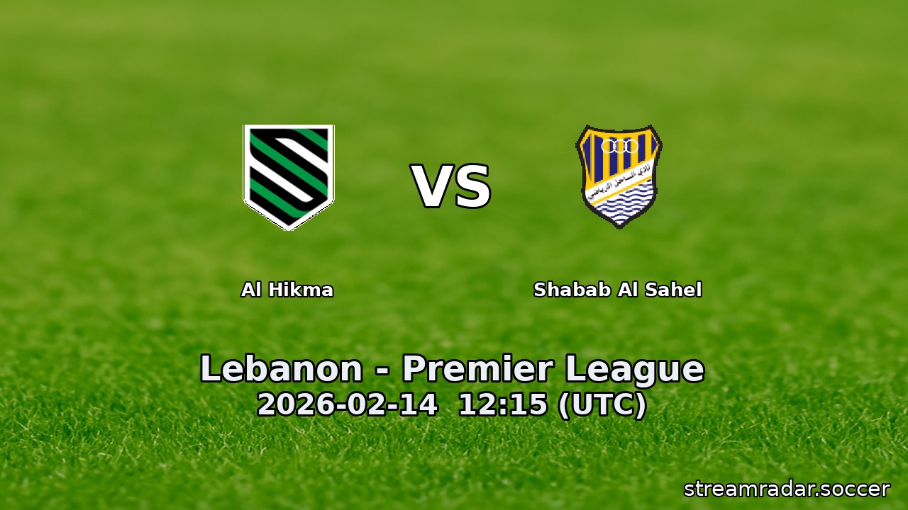 Al Hikma vs Shabab Al Sahel