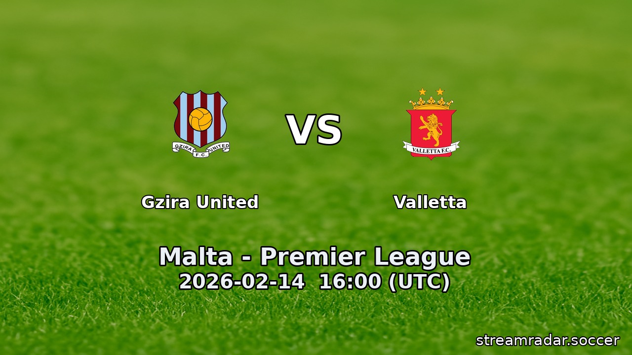 Gzira United vs Valletta