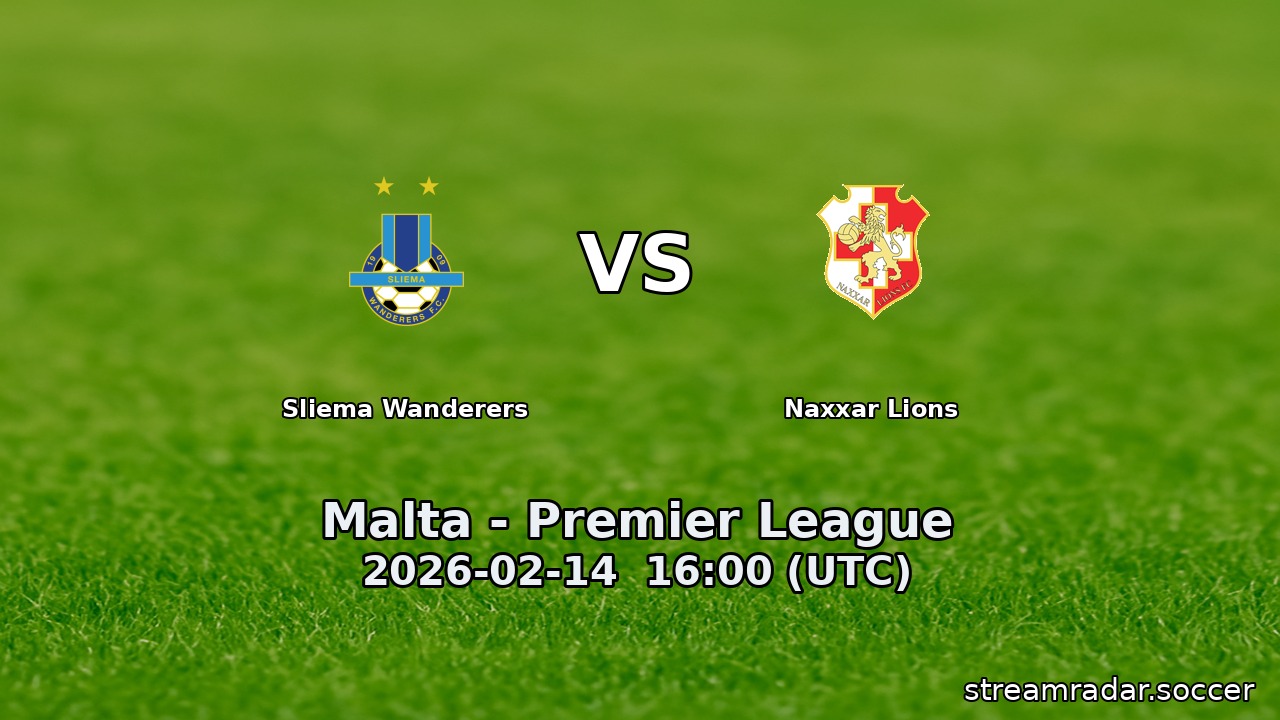 Naxxar Lions vs Sliema Wanderers