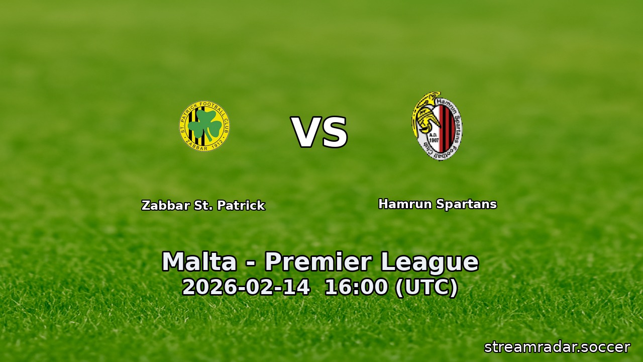 Hamrun Spartans vs Zabbar St. Patrick