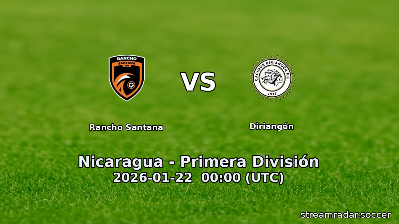 Rancho Santana vs Diriangén