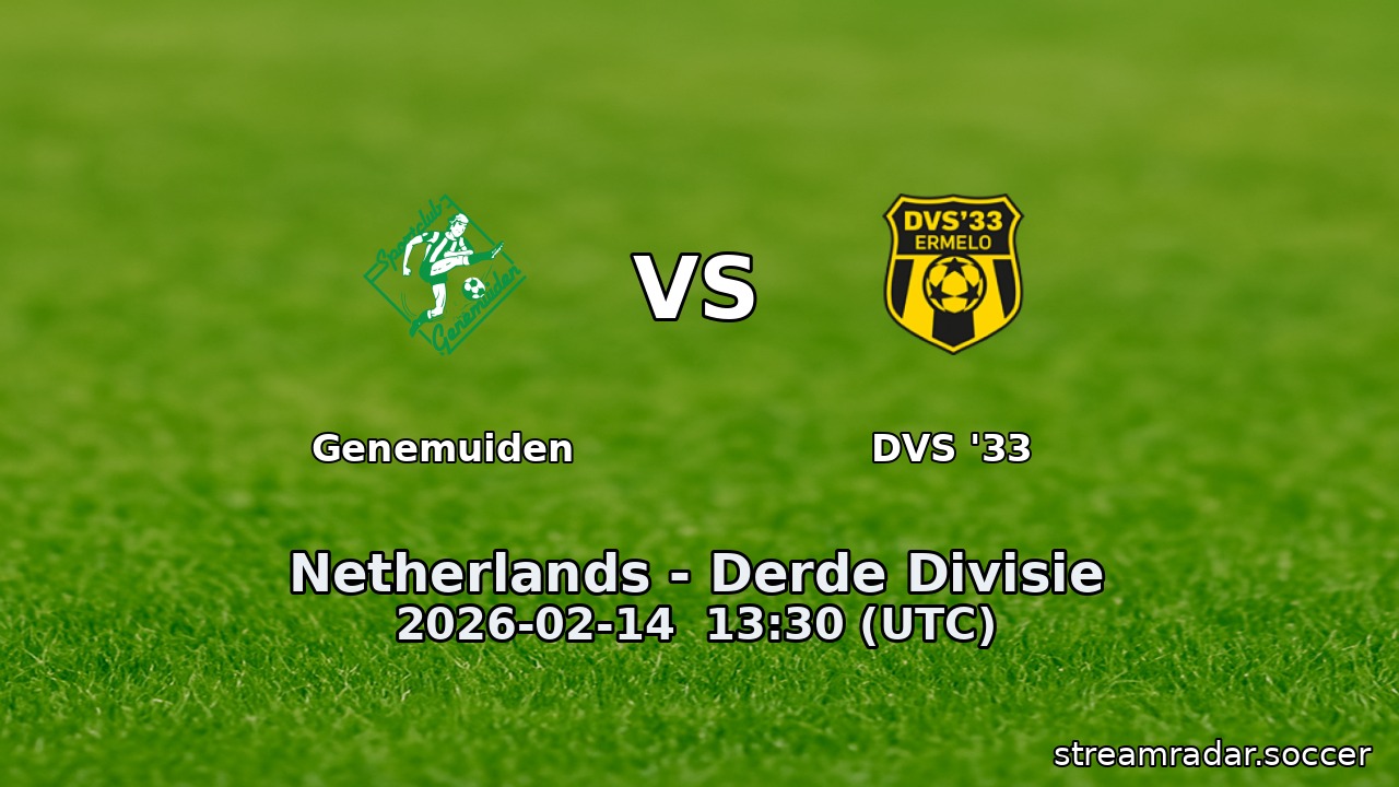 Genemuiden vs DVS '33