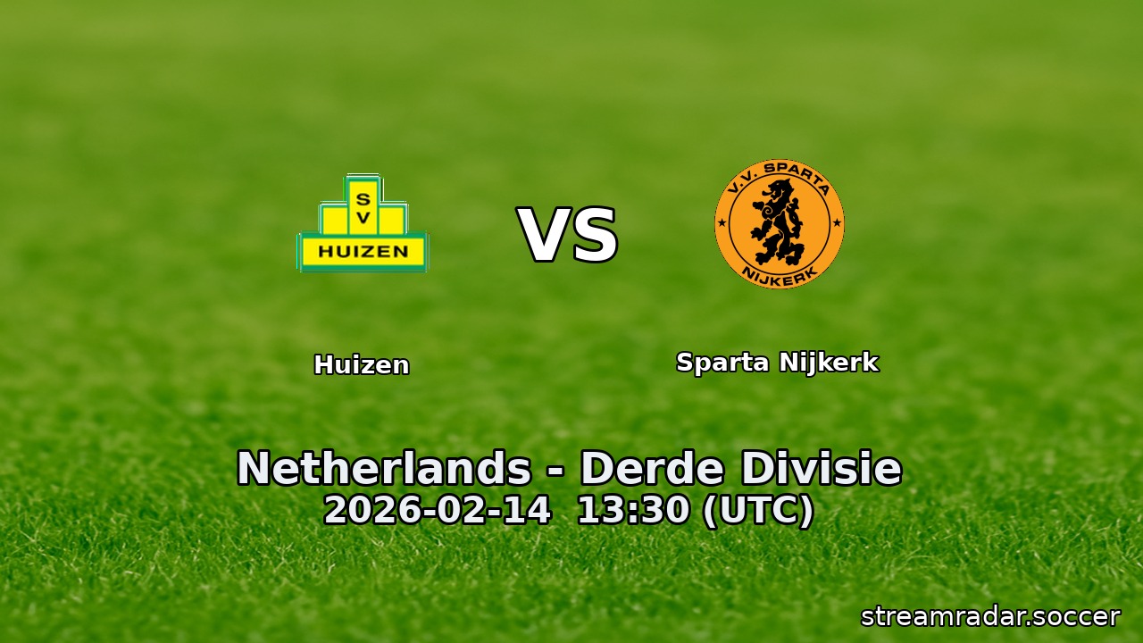 Huizen vs Sparta Nijkerk