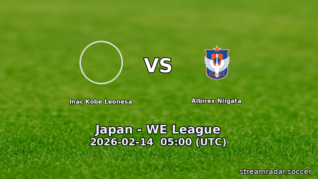 Inac Kobe Leonesa vs Albirex Niigata