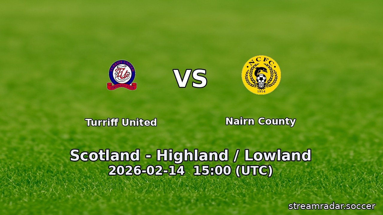 Turriff United vs Nairn County