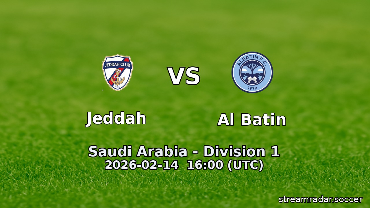 Jeddah vs Al Batin