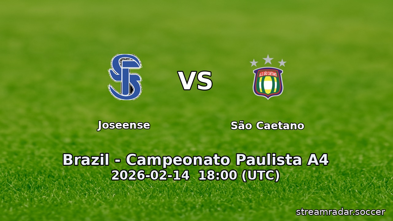 Joseense vs São Caetano