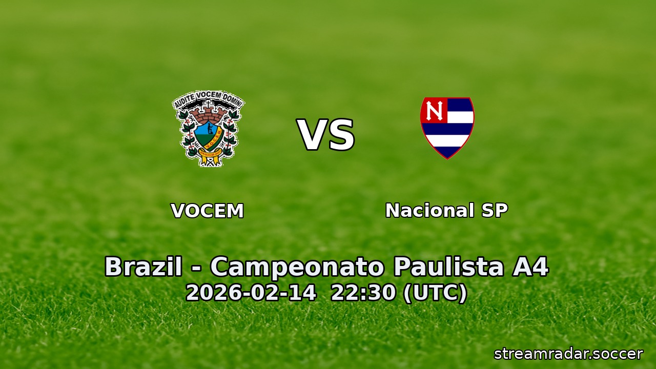 VOCEM vs Nacional SP