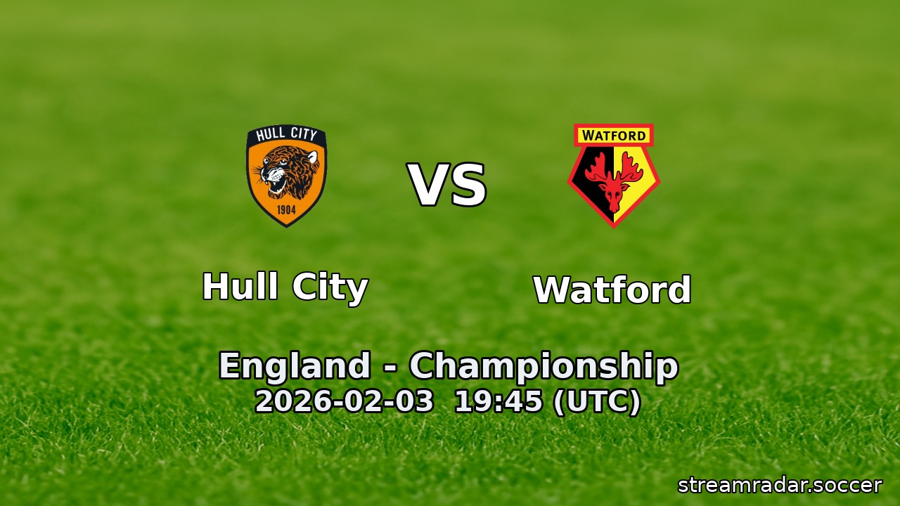 Hull City vs Watford