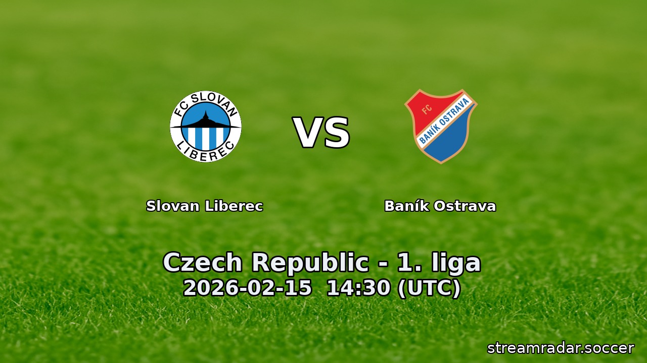 Slovan Liberec vs Baník Ostrava