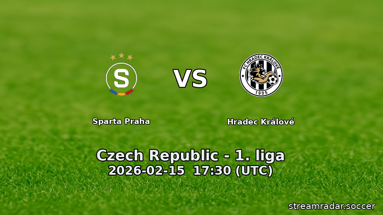 Sparta Praha vs Hradec Králové