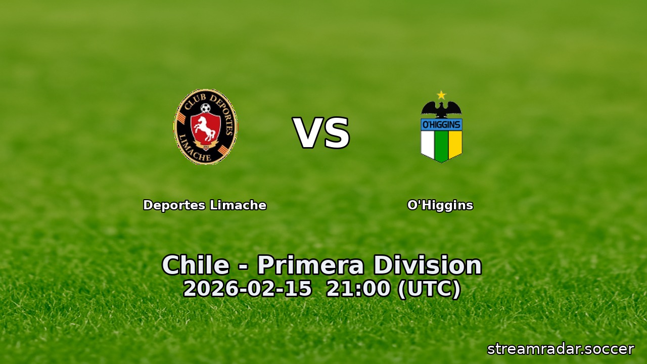 Deportes Limache vs O'Higgins