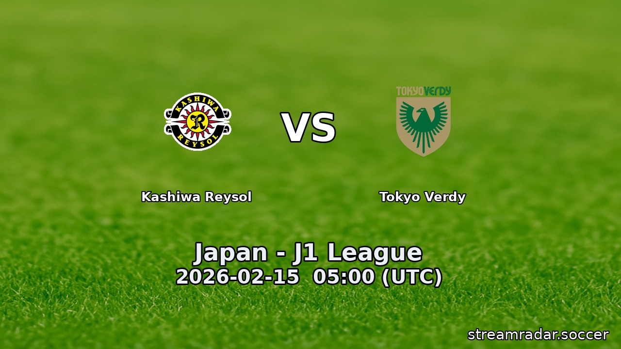 Kashiwa Reysol vs Tokyo Verdy